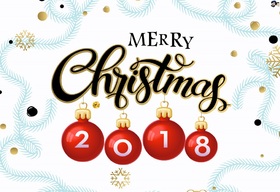 Merry Christmas 2018, dear frineds. New ecard. From the bottom of the heart I congratulate on this bright holiday! Let the world reigns in the house, love and understanding, and any bad weather is avoided! Free Download 2023 greeting card