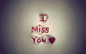 Miss You very much. Ecard for him. I Miss you Written with drope. Free Download 2025 greeting card