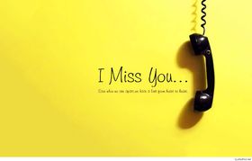 Miss You in the yellow background. Ecard. I Miss you to much so i'm feeling terrible. Ecard for You. Free Download 2025 greeting card