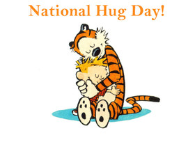 National hug day 2018 Dear Dad. Ecards for Dad... National Hug Day... Cartoon... Hugs... Tiger... Free Download 2025 greeting card