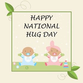 National Hug Day, dear friends! National hug day... Hugs heal the soul sometimes more than words can (both is nice too though) Free Download 2025 greeting card