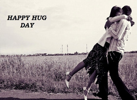 National Hug Day!!!! Ecards for him... Happy hearts... Two halves of one whole... Made me the happiest in the world!!! Happy Hug Day! Free Download 2024 greeting card