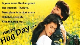 National Hug Day. Hug me. Indian love. New ecard. In your arms I feel so great The warmth. The love. Best place is in that state Hold Me, Love Me, Kiss Me, Hug Me... Free Download 2025 greeting card