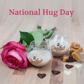 National hugging day. New ecard. Rose for her. National Hug Day... Have you hugged someone yet today? Free Download 2025 greeting card