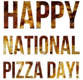 National pizza day card to you, buddy! Download a card free of charge for a friend. Friendship. I wish you a lot of cheese in your pizza. delicious and hot pizza. Free Download 2025 greeting card