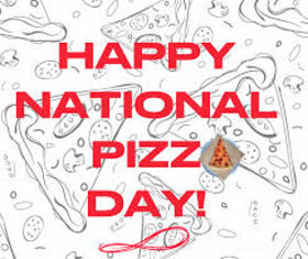 National pizza day card for brother. New Ecard. Dear brother, I give this postcard with pizza. Let's go eat pizza together. I like pizza. Have a good day. Free Download 2025 greeting card