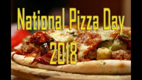 National pizza day 2018. New Ecard. Happy National pizza day! I want every day to start with pizza. I want every day to end with pizza. Free Download 2024 greeting card