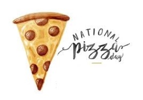 National pizza day card from loving brother. Today is the most delicious holiday. This piece of pizza for you, beloved sister. I love you. And you love pizza. Free Download 2024 greeting card