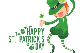 Patrick's Day!!! Ecards for Mother... Every year on St. Patrick's Day, the water of one of the small rivers in Chicago is even painted green for 5 hours. Free Download 2025 greeting card