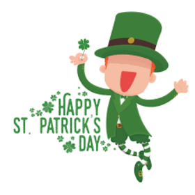 Patrick's Day!!! Cards for her... this small stocky little man in a green hat and suit keeps pots of gold buried at the end of the rainbow. Free Download 2024 greeting card