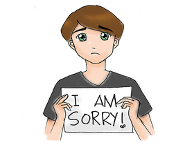 I express regret for you, darling. New ecard. A boy with an apology sign in his hands. I beg your pardon for everything bad. Accept my apologies Sincere, heartily. Free Download 2025 greeting card