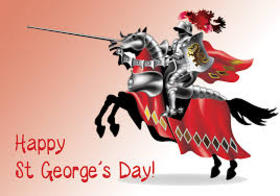 It's St. George's day. Ecard for free. On the day of the saint's intercessor I want to wish you to be strong and healthy. Free Download 2024 greeting card
