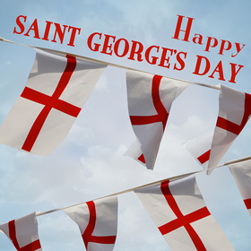 Happy St. George's day. St. George wins all your troubles, hardships and evils. Free Download 2024 greeting card