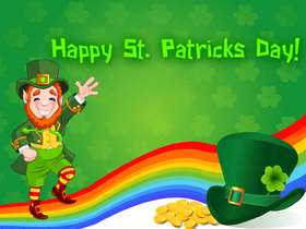 St. Patrick's Day. Ecard for her... No less important symbols of the holiday are the leprechauns. Leprechaun, in Irish folklore, is a magical man from Irish fairy tales. Free Download 2025 greeting card