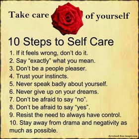 10 Steps To Take Care Of Yourself! New ecard. 10 Steps To Take Care Of Yourself! Rules. Quotes. Flower. Rose. Free Download 2024 greeting card