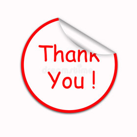 Thank you title in the red circle. I would like to thank you and say how grateful I am for the great service you've done me. Free Download 2025 greeting card