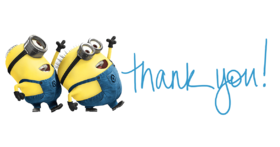 Thank you, my friend! New Ecard. Funny greeting card for free. Postcard with two minions. Thank you for being in my life. I love you. Have a good mood. Free Download 2025 greeting card