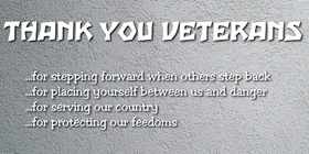 Thank you Veterans! New ecard for free. Thank you Veterans: for stepping forward when others step back; For placing yourself between us and danger; For serving our country; For protecting our freedoms; Free Download 2024 greeting card