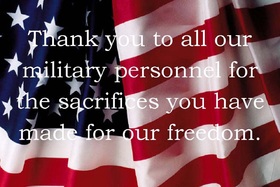 Veterans' Day. Postcard for grandfather! Thank you to All our military personnel for the sacrificec you have made for our freedom. Free Download 2024 greeting card