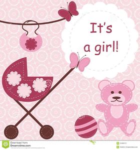 Wishes for new baby. Baby girl. It's a girl! Congratulations on your new baby!! This is such a wonderful time for your family. Free Download 2025 greeting card