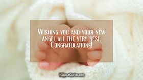 Congratulations on the birth of a baby. Ecard. baby. Baby's feet. Wishing you and your new angel all the very best. New baby wishes. Free Download 2025 greeting card