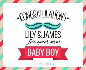 Congratulations for a baby boy. Ecard. For your new baby boy. Congratulations on the birth of a baby. Baby boy postcard. Free Download 2024 greeting card