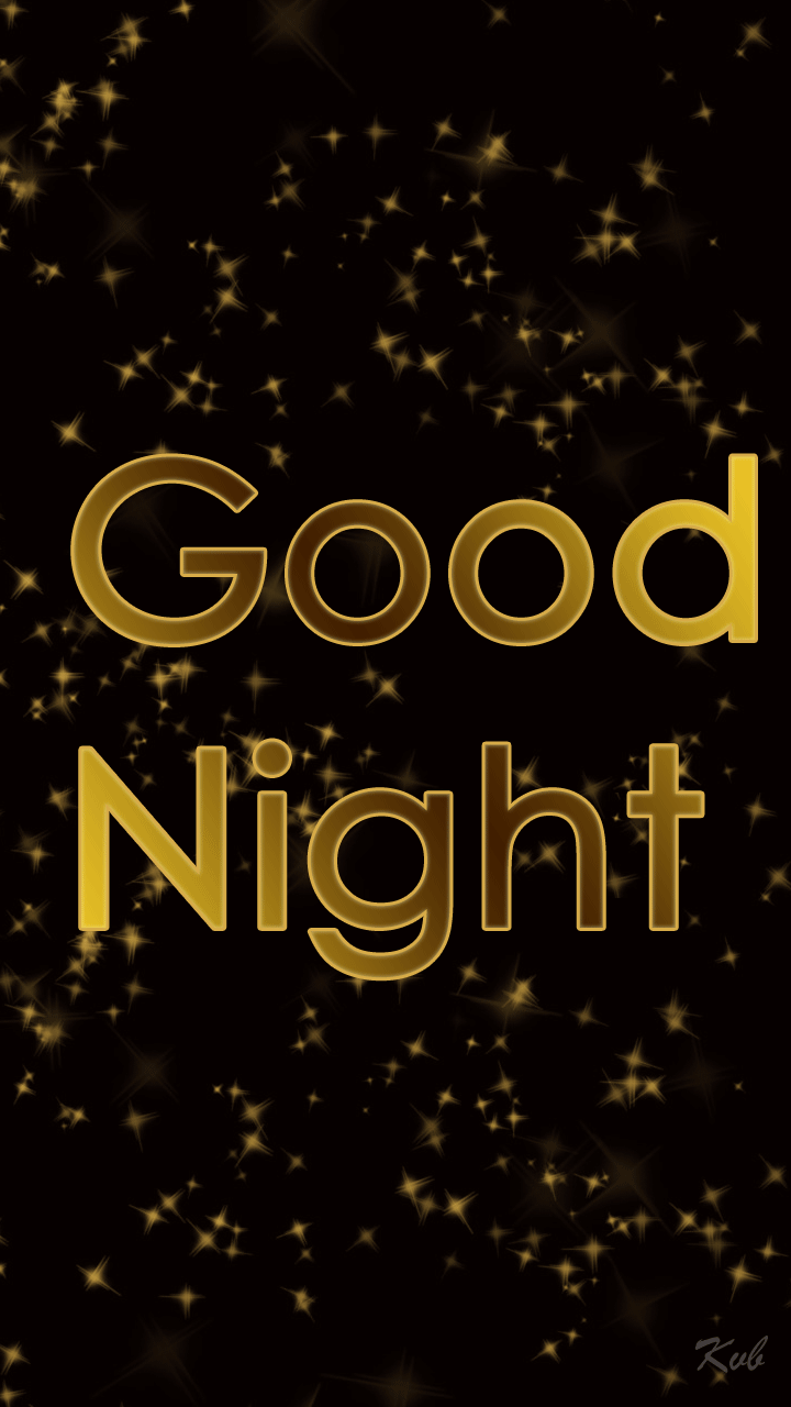 Good Night. Bright shining stars. Animation. Gold. Good Night... wishes... sweet Dream... Golden stars. Golden text. Black night. Free Download 2024 greeting card