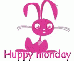 Happy Monday Rabbit. Ecard. Monday rabbit. Have a happy monday. Whether you like it or not, Monday is here. You better just suck it up and force a smile. Free Download 2024 greeting card
