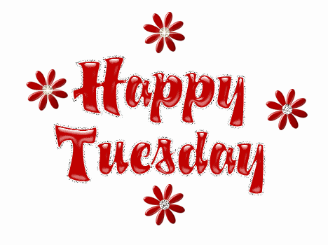 Happy Tuesday red gif. Bright Tuesday. Red gif. Have a nice happy Tuesday. May this lovely day bring only good things in your life. Free Download 2024 greeting card