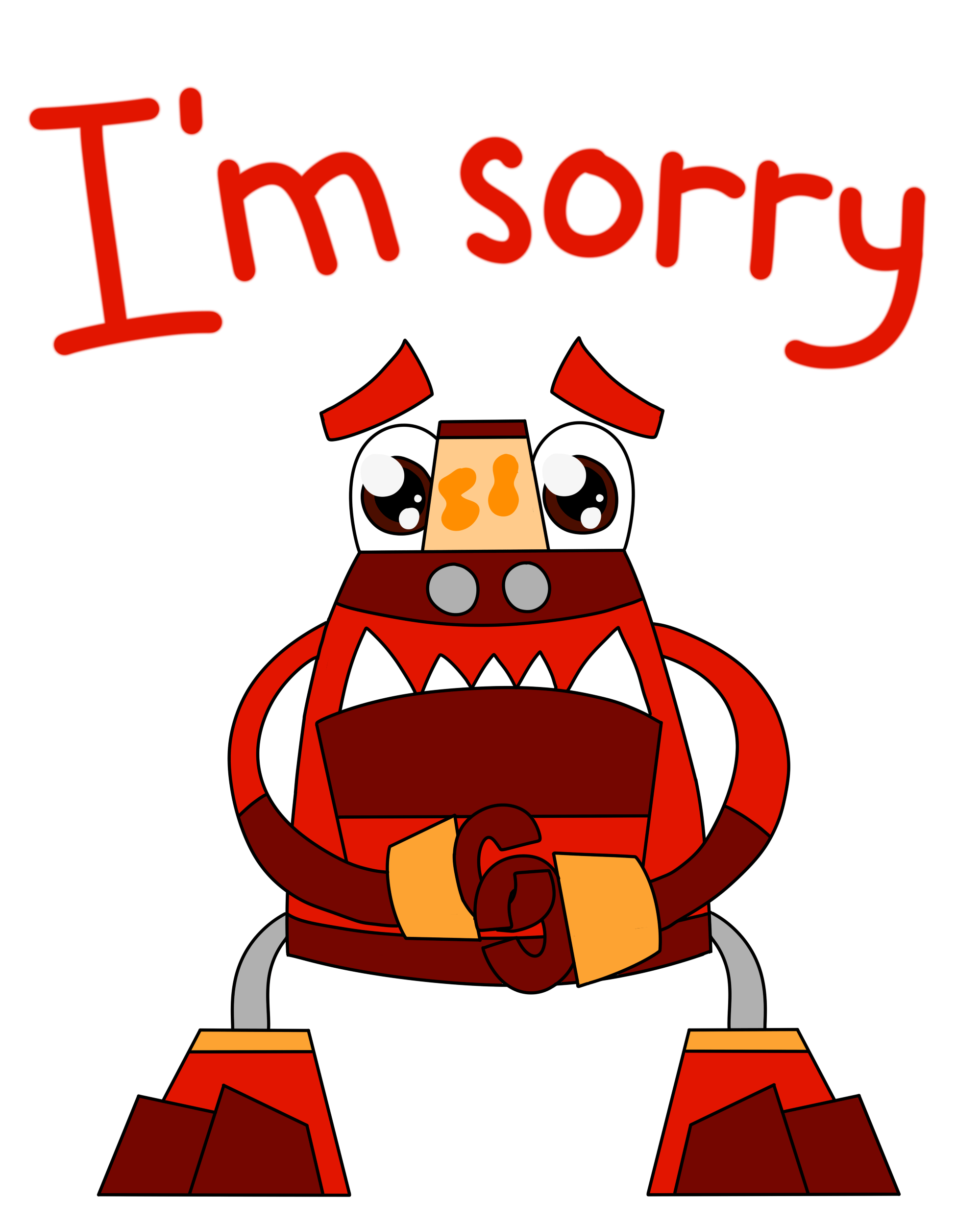 I'm really sorry for that. Gif ecard. Download GIFs image. Postcard with a sad robot. Forgive me for not being able to show you how much I love you. Free Download 2023 greeting card