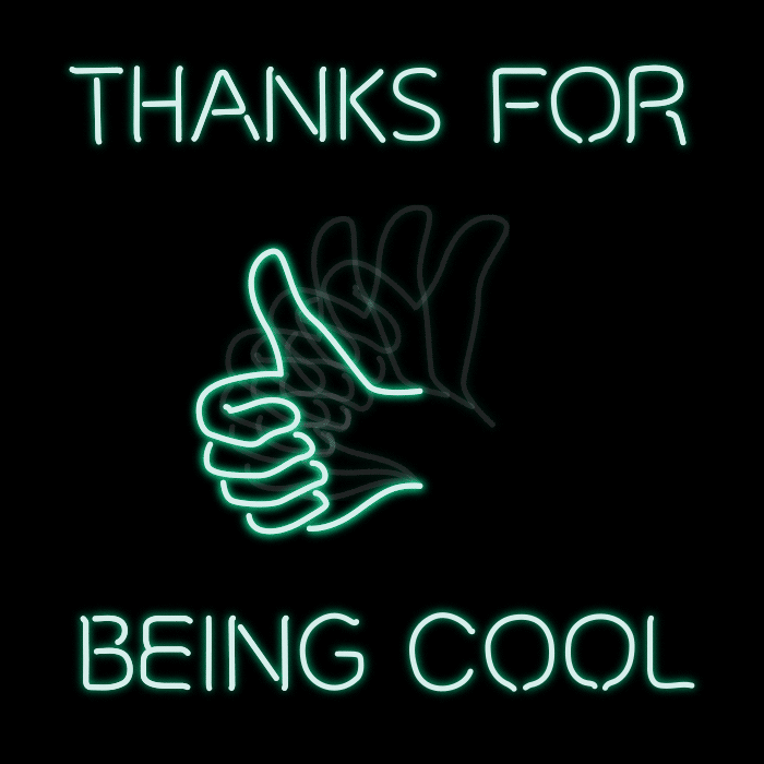 Thanks for being cool, buddy. Funny animated card for friends. Thank you for being in my life. I love you. You are the best. Free Download 2024 greeting card