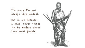 Black & white eCard! I am sorry! I am sorry I'm not always very modest. But in my defence , I have fewer thingsto be modest about than most people. Free Download 2025 greeting card