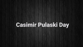 Casimir Pulaski day... Greeting card for father... Unusual inscription on a wooden background. Free Download 2022 greeting card