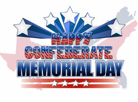 Confederate memorial day! New ecard for free! Congratulations!!! Peace, goodness and understanding... Free Download 2024 greeting card