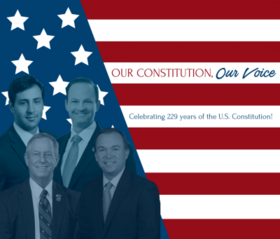 Constitution day 2018... Card for her... Our Constitution. Our Voice... Celebrating 229 years of the U.S. Constitution!!! Free Download 2024 greeting card