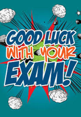 Exam is coming. American comic book! New ecard! Good Luck With Your Exam! Free Download 2025 greeting card