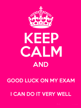 Good Luck On My Exam. Purple ecard! Keep Calm And Good Luck On My Exam I Can Do It Very Well. Free Download 2025 greeting card