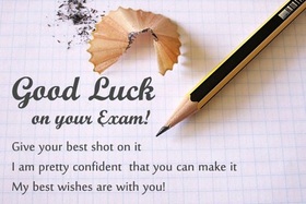 Good Luck On Your Exams! New ecard! Give Your Best Shot On It i'm pretty confident that you can make it! Free Download 2024 greeting card