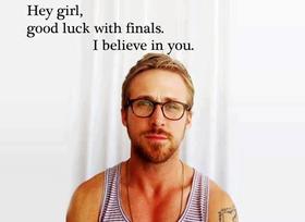 Good luck to you from Ryan Gosling. New ecard! Hey girls, good luck with finals. i believe in you. Free Download 2024 greeting card