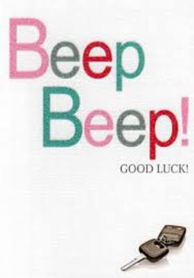 Good luck with a new car. Beep! New ecard! Beep Beep! Good luck!!! Free Download 2024 greeting card