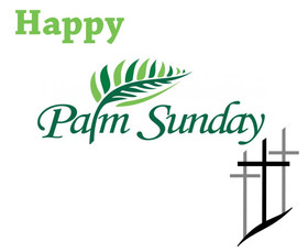 Happy palm sunday 2019... Ecard for grandmother... Happy palm sunday 2019... Card with a beautiful inscription, a twig and several cross... Good day !!! Free Download 2024 greeting card