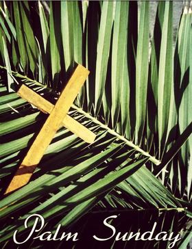 Happy palm sunday! New ecard for free! Happy Palm Sunday! Faith... Goodness and understanding... Free Download 2024 greeting card