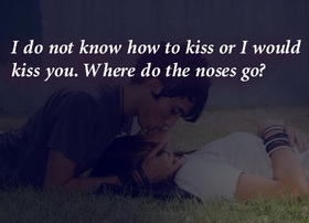 I don't know how to kiss... Nice ecard! I don't know how to kiss or I would kiss you... Where do the noses go??? Free Download 2024 greeting card
