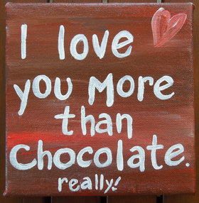 I love you more than... Nice ecard! I love you more than chocolate... Really!!! Free Download 2025 greeting card