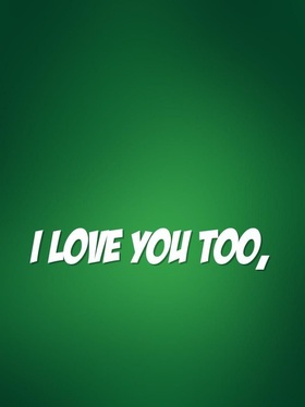 I love you too! Nice ecard! Green ecard for You! Free Download 2025 greeting card