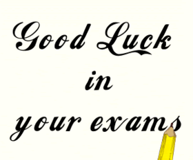 I wish you Good Luck! New ecard! Good luck in your exams! Free Download 2024 greeting card