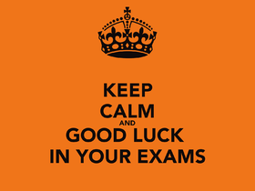 Keep Calm And Good Luck. Orange ecard! Keep Calm And Good Luck In Your Exams. Free Download 2024 greeting card