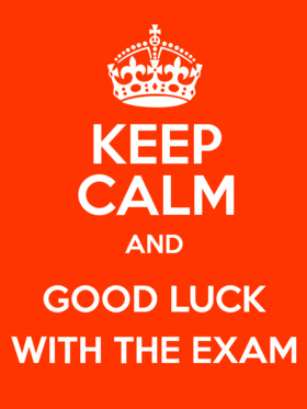 Keep Calm And Good Luck, friend. Red ecard! Keep Calm And Good Luck With The Exam Picture. Free Download 2025 greeting card