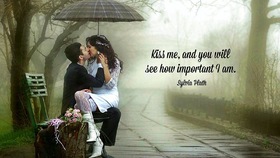 Kiss me, Hugs me... Nice ecard! Kiss me, and you will see how important I am... Free Download 2024 greeting card