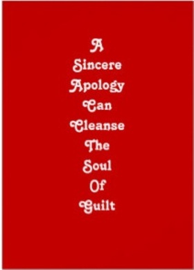 My apology! New red ecard! A sincere apology can cleanse soul of quilt! Free Download 2025 greeting card